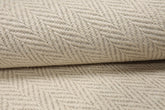 Multi Sizes LoomBloom  Herringbone Beige Oriental Rug Hand Woven Contemporary New Zealand Wool